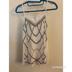Art Deco inspired beaded Maurice’s tank top